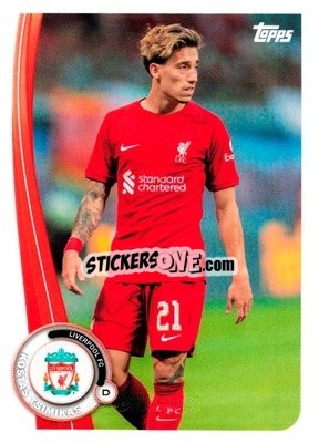 Sticker Kostas Tsimikas - Liverpool 2022-2023
 - Topps