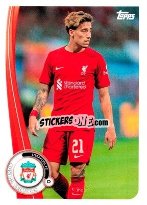 Sticker Kostas Tsimikas - Liverpool 2022-2023
 n. LI-13 - Topps