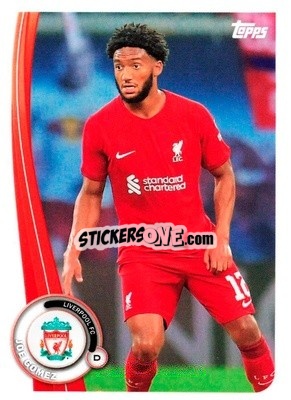 Sticker Joe Gomez - Liverpool 2022-2023
 n. LI-14 - Topps