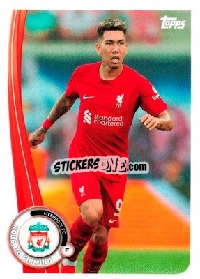 Sticker Roberto Firmino - Liverpool 2022-2023
 n. LI-16 - Topps