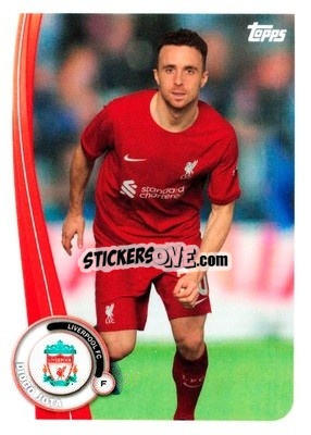 Sticker Diogo Jota - Liverpool 2022-2023
 n. LI-18 - Topps
