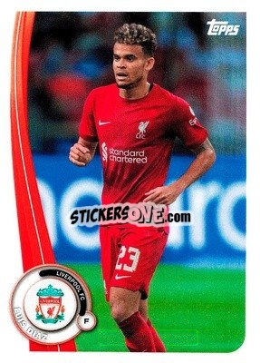 Sticker Luis Díaz - Liverpool 2022-2023
 n. LI-19 - Topps
