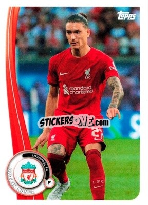 Sticker Darwin Núñez - Liverpool 2022-2023
 n. LI-20 - Topps