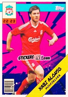 Sticker Xabi Alonso - Liverpool 2022-2023
 - Topps