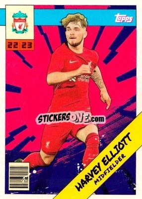 Sticker Harvey Elliott - Liverpool 2022-2023
 - Topps