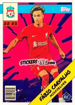 Sticker Fábio Carvalho - Liverpool 2022-2023
 - Topps