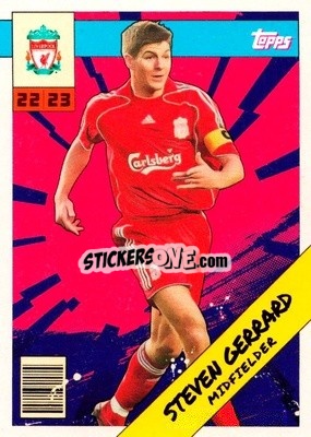Sticker Steven Gerrard - Liverpool 2022-2023
 n. LIH-6 - Topps