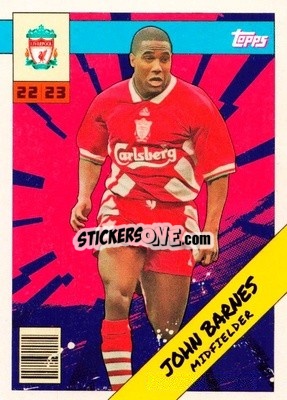 Sticker John Barnes - Liverpool 2022-2023
 n. LIH-8 - Topps