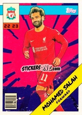 Sticker Mohamed Salah - Liverpool 2022-2023
 n. LIH-10 - Topps