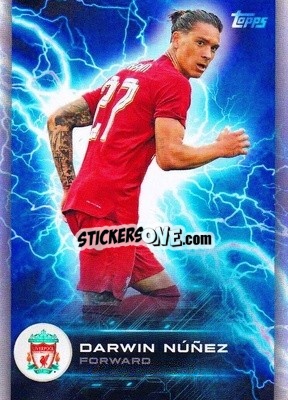 Sticker Darwin Núñez - Liverpool 2022-2023
 n. LIS-3 - Topps