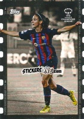 Sticker Aitana Bonmati - Simplicidad UEFA Club Competitions 2022-2023
 - Topps