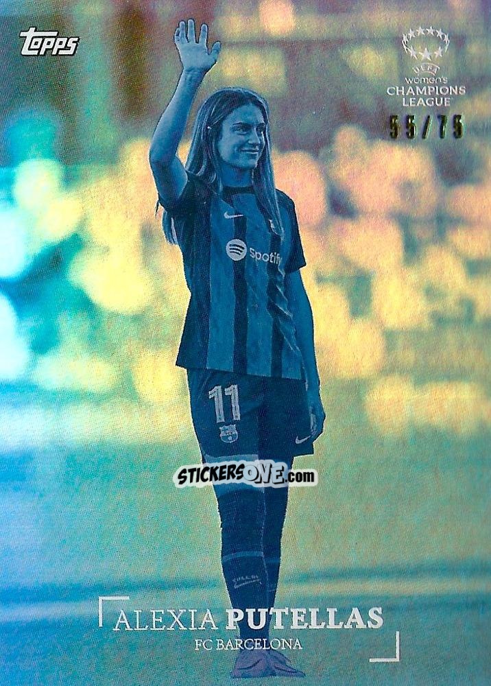 Sticker Alexia Putellas - Simplicidad UEFA Club Competitions 2022-2023
 n. 2b - Topps