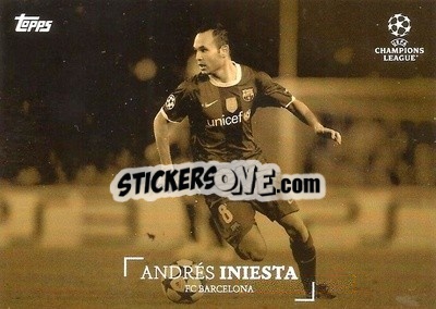 Sticker Andres Iniesta - Simplicidad UEFA Club Competitions 2022-2023
 n. 3 - Topps