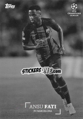 Sticker Ansu Fati - Simplicidad UEFA Club Competitions 2022-2023
 n. 4 - Topps