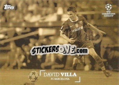 Cromo David Villa - Simplicidad UEFA Club Competitions 2022-2023
 - Topps