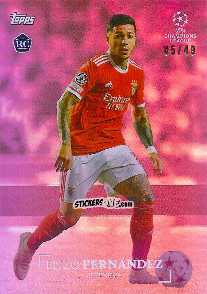 Cromo Enzo Fernandez - Simplicidad UEFA Club Competitions 2022-2023
 n. 8pi - Topps