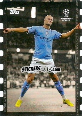 Sticker Erling Haaland - Simplicidad UEFA Club Competitions 2022-2023
 - Topps