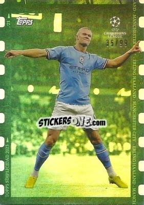 Sticker Erling Haaland - Simplicidad UEFA Club Competitions 2022-2023
 n. 45gr - Topps