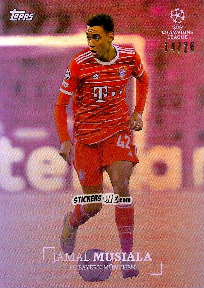 Cromo Jamal Musiala - Simplicidad UEFA Club Competitions 2022-2023
 n. 18pu - Topps