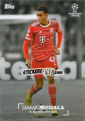 Sticker Jamal Musiala - Simplicidad UEFA Club Competitions 2022-2023
 n. 18 - Topps