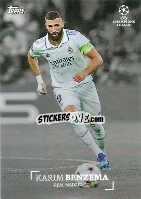Sticker Karim Benzema - Simplicidad UEFA Club Competitions 2022-2023
 - Topps