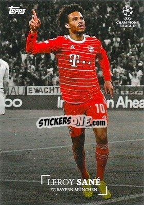 Sticker Leroy Sane - Simplicidad UEFA Club Competitions 2022-2023
 n. 26 - Topps