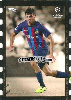 Sticker Pedri - Simplicidad UEFA Club Competitions 2022-2023
 - Topps