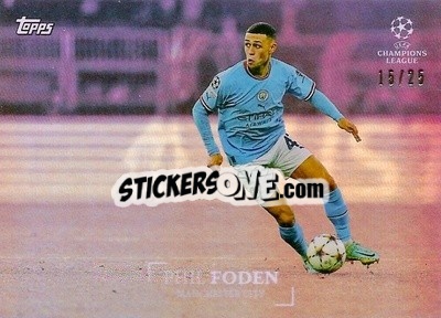 Sticker Phil Foden - Simplicidad UEFA Club Competitions 2022-2023
 n. 35pu - Topps