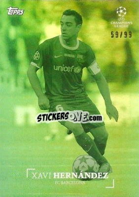 Sticker Xavi - Simplicidad UEFA Club Competitions 2022-2023
 n. 43gr - Topps