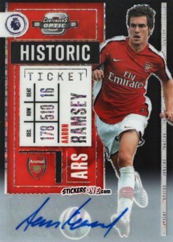 Sticker Aaron Ramsey - Chronicles Soccer 2020-2021
 n. PLHTA5 - Topps
