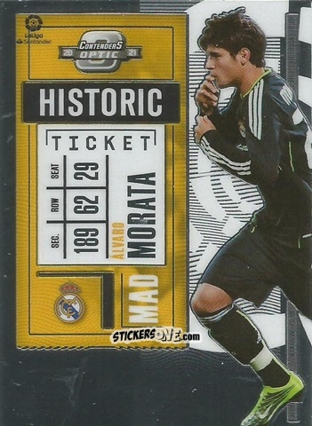 Sticker Alvaro Morata - Chronicles Soccer 2020-2021
 n. LLHTA2 - Topps