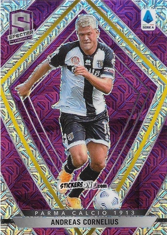 Sticker Andreas Cornelius - Chronicles Soccer 2020-2021
 n. SASP10 - Topps