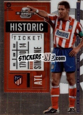 Sticker Diego Simeone - Chronicles Soccer 2020-2021
 n. LLHT1 - Topps