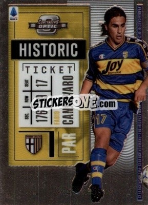 Sticker Fabio Cannavaro - Chronicles Soccer 2020-2021
 n. SAHT3 - Topps