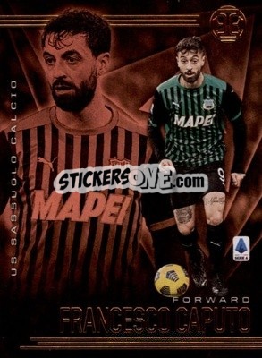 Sticker Francesco Caputo - Chronicles Soccer 2020-2021
 n. SAI29 - Topps