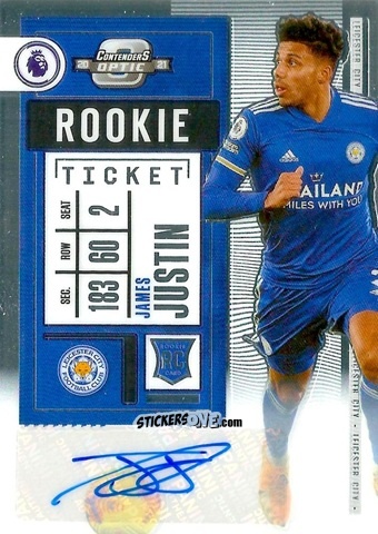Sticker James Justin - Chronicles Soccer 2020-2021
 n. PLRTA5 - Topps