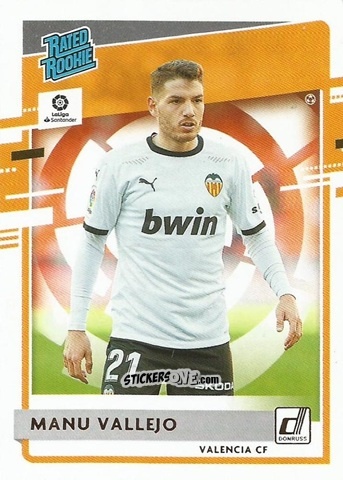 Sticker Manu Vallejo - Chronicles Soccer 2020-2021
 n. LLRR4 - Topps