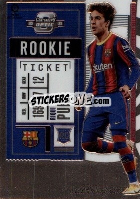 Sticker Riqui Puig - Chronicles Soccer 2020-2021
 - Topps