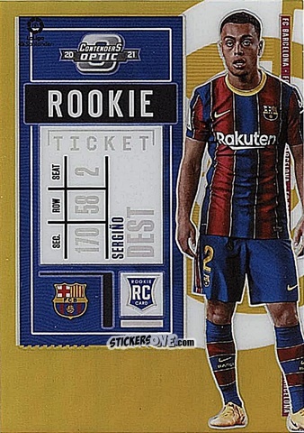Sticker Sergino Dest - Chronicles Soccer 2020-2021
 n. LLRT6 - Topps