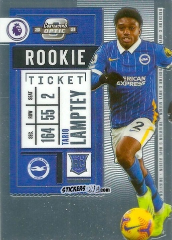 Sticker Tariq Lamptey - Chronicles Soccer 2020-2021
 n. PLRT2 - Topps