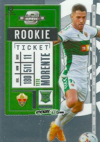 Sticker Tete Morente - Chronicles Soccer 2020-2021
 n. LLRT3 - Topps
