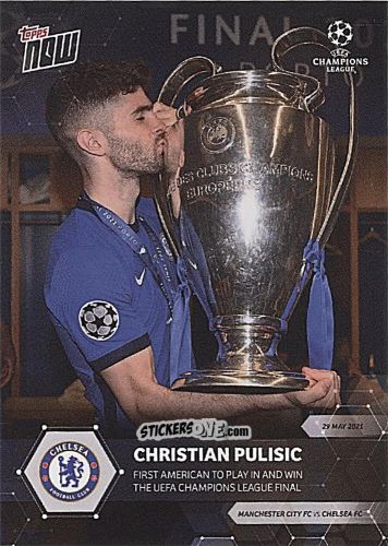 Figurina Christian Pulisic - Now UEFA Champions League 2020-2021
 n. 86 - Topps