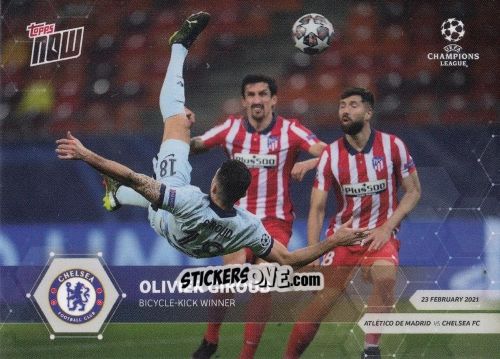 Figurina Olivier Giroud - Now UEFA Champions League 2020-2021
 n. 47 - Topps