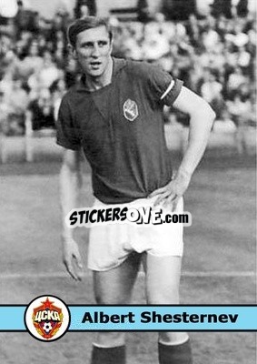 Sticker Albert Shesternev - Our Football Legends
 n. 5 - Artball