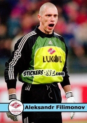 Sticker Aleksandr Filimonov - Our Football Legends
 n. 13 - Artball