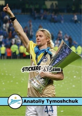 Sticker Anatoliy Tymoshchuk - Our Football Legends
 n. 77 - Artball