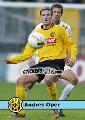 Sticker Andres Oper - Our Football Legends
 n. 82 - Artball