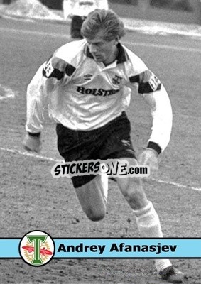 Sticker Andrey Afanasjev - Our Football Legends
 - Artball