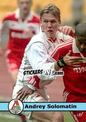 Sticker Andrey Solomatin - Our Football Legends
 n. 91 - Artball