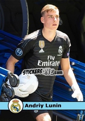 Sticker Andriy Lunin - Our Football Legends
 n. 102 - Artball
